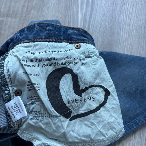 NWT Evereve Women’s high rise ever straight Jeans size 26 - Picture 5 of 5